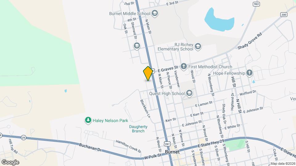 809 West St Mapa y Detalles de la Ubicación