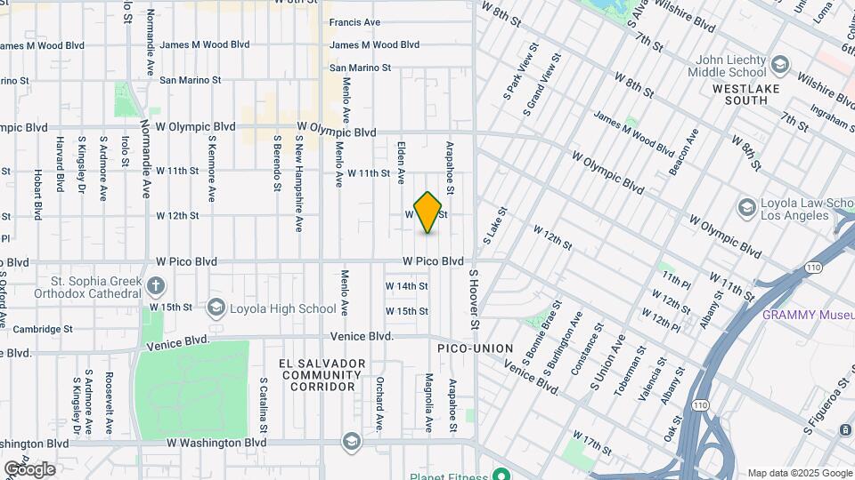 1240 Magnolia Ave Map and Location Details