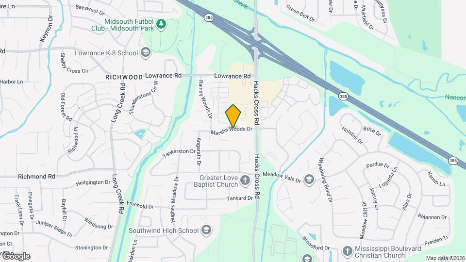 7949 Marsha Woods Dr Map and Location Details