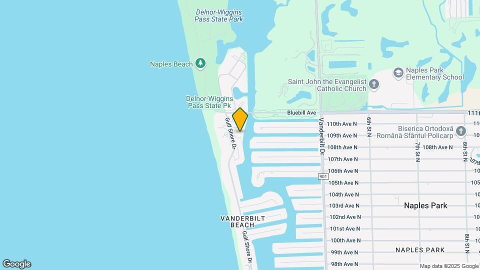Vanderbilt Yacht and Racquet Club Mapa y Detalles de la Ubicación