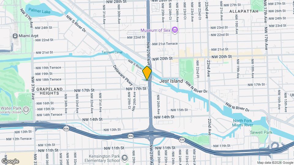 1750 NW 27th Ave Map and Location Details