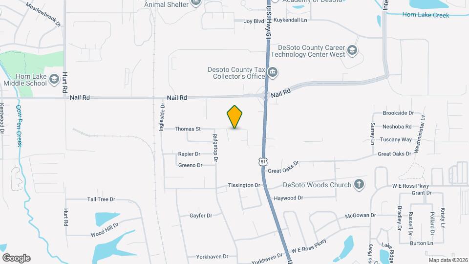 1651 Thomas St Map and Location Details