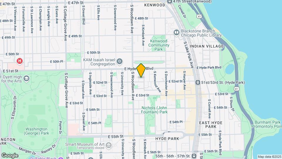 5136 S Kimbark Ave Mapa y Detalles de la Ubicación