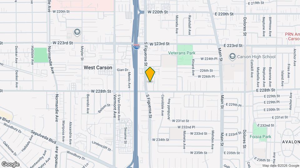 Figueroa Street Apartments Map and Location Details