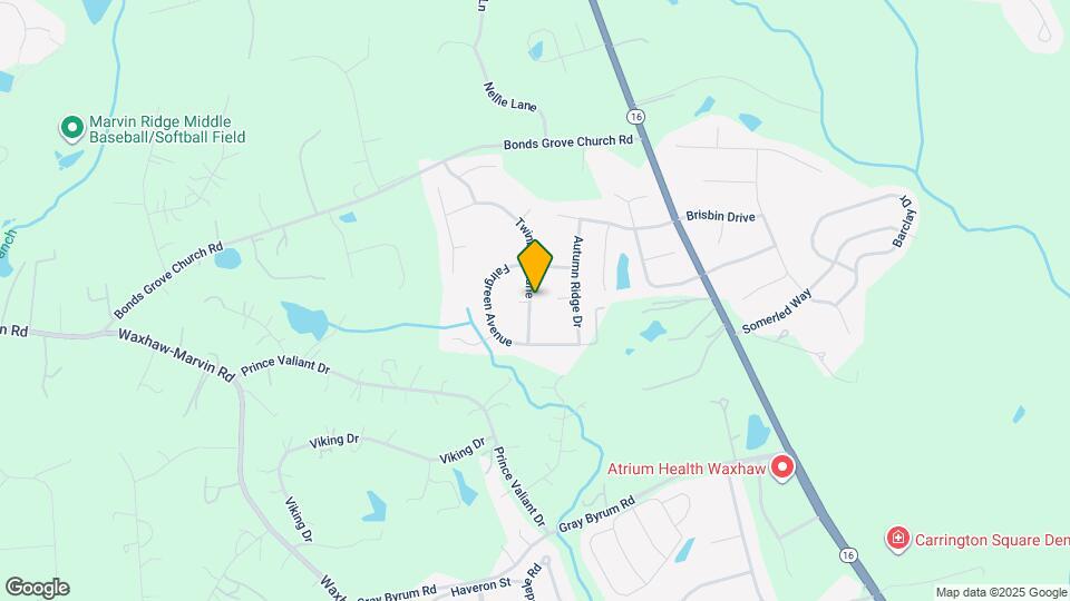 2721 Twinberry Lane Map and Location Details