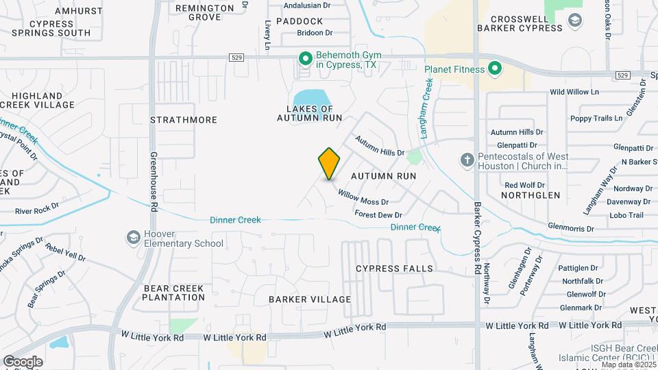 18623 Willow Moss Dr Map and Location Details