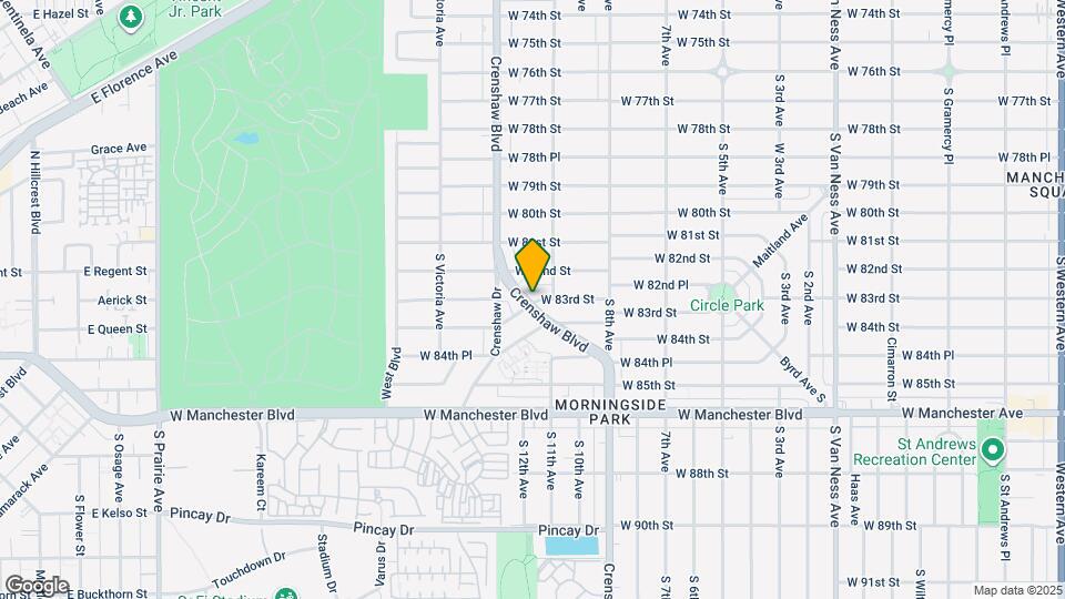 8236 Crenshaw Blvd Map and Location Details