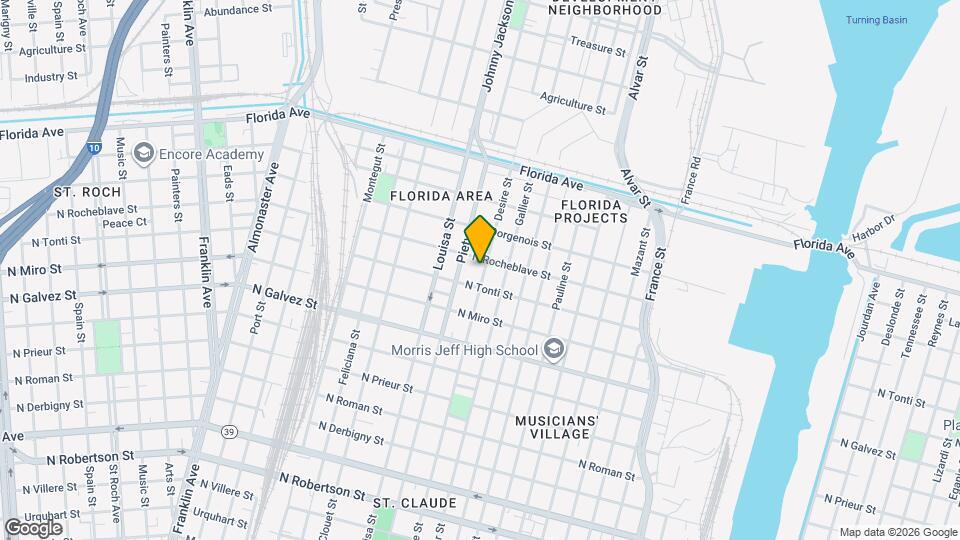 2328 Desire St Map and Location Details