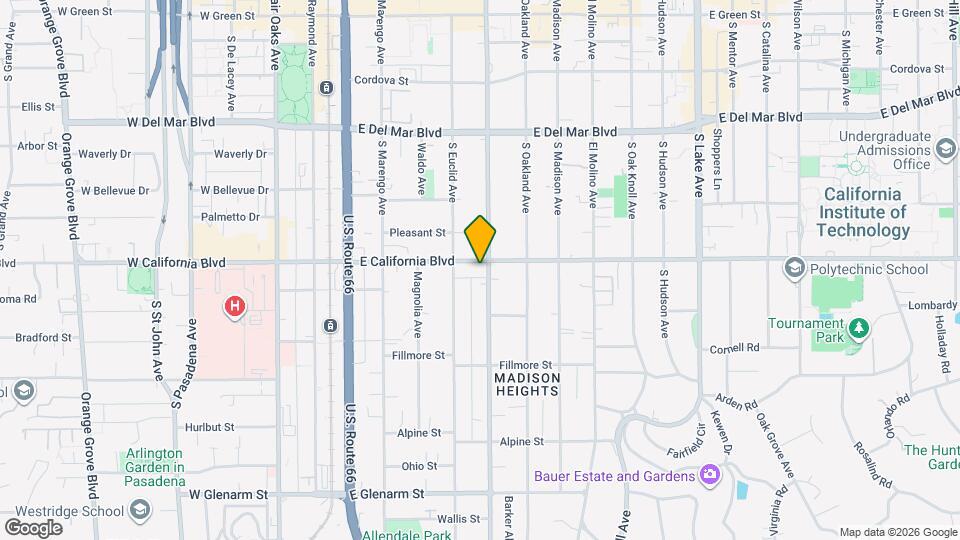 400 E California Blvd, Unit 12 Mapa y Detalles de la Ubicación