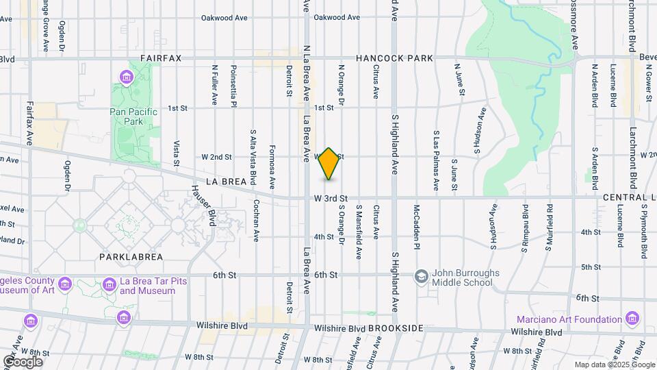 248 S Sycamore Ave Mapa y Detalles de la Ubicación