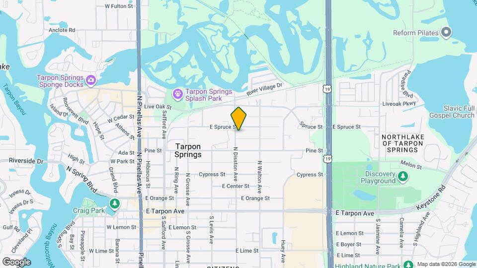 628 N Disston Ave Map and Location Details