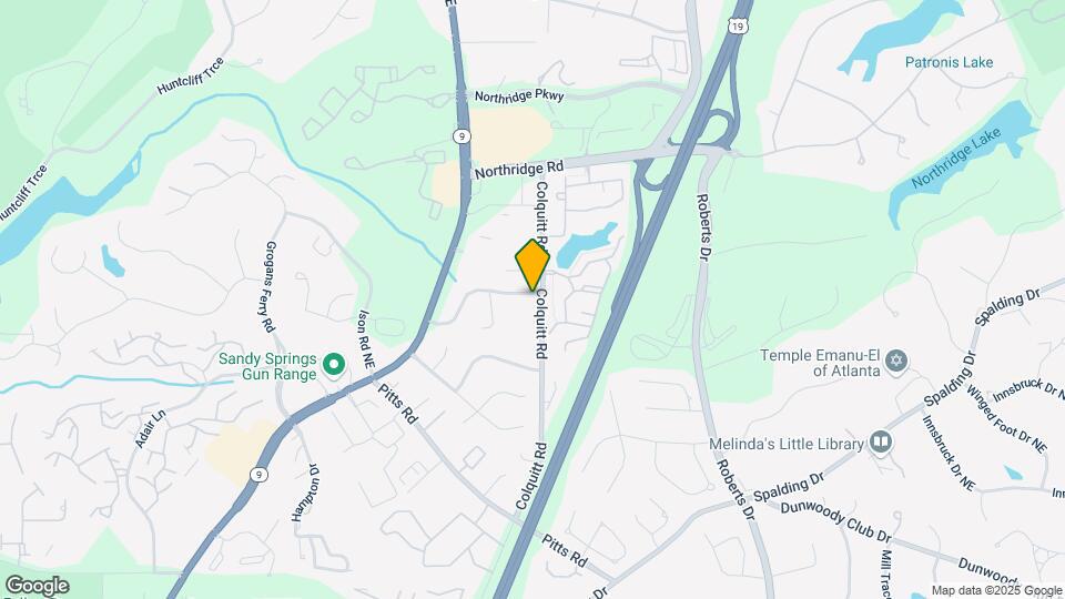585-591 Northridge Crossing Dr Mapa y Detalles de la Ubicación