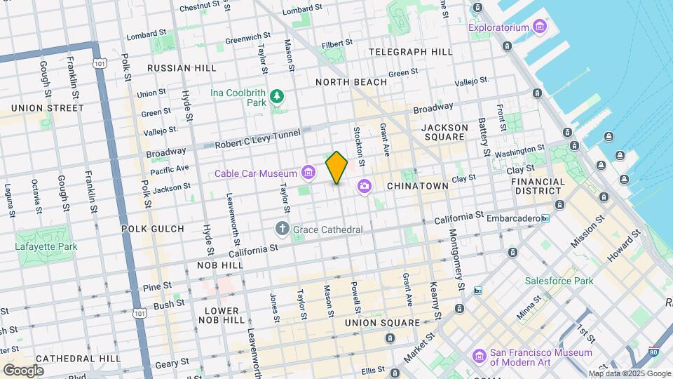 1025 Powell St Mapa y Detalles de la Ubicación