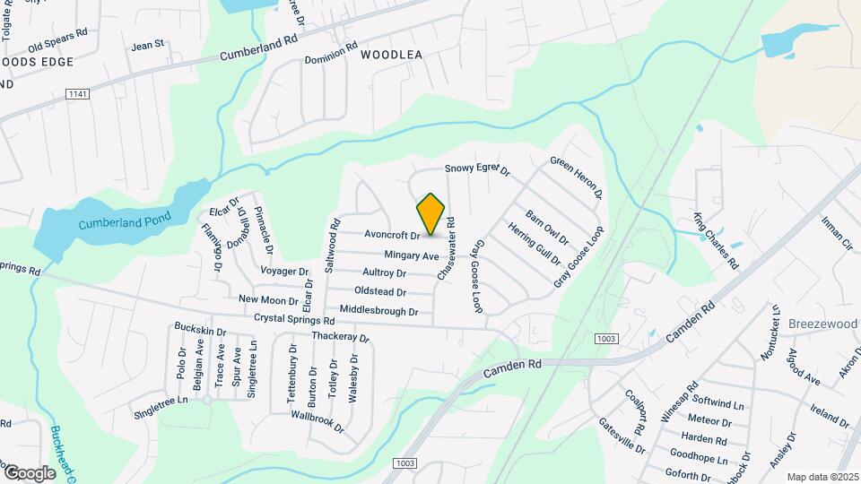 1413 Avoncroft Dr Map and Location Details