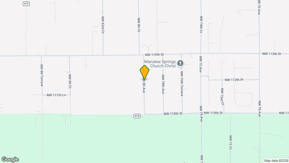 11355 NW 80 Ave Mapa y Detalles de la Ubicación