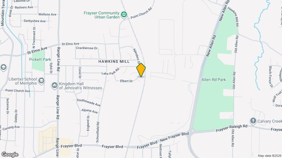 2998 Elbert Cove Map and Location Details