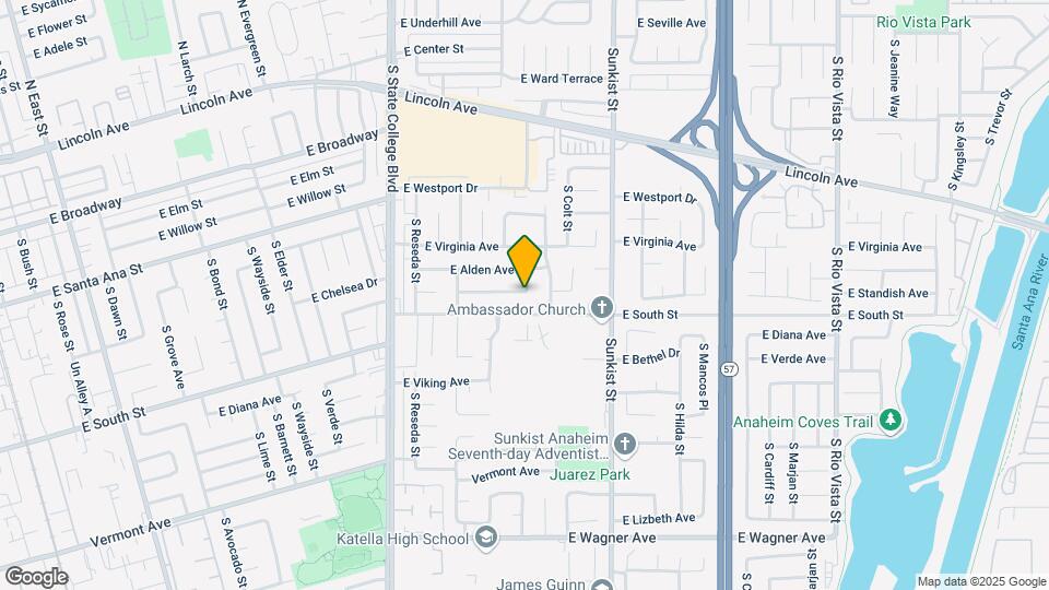 2260 E Standish Ave Map and Location Details