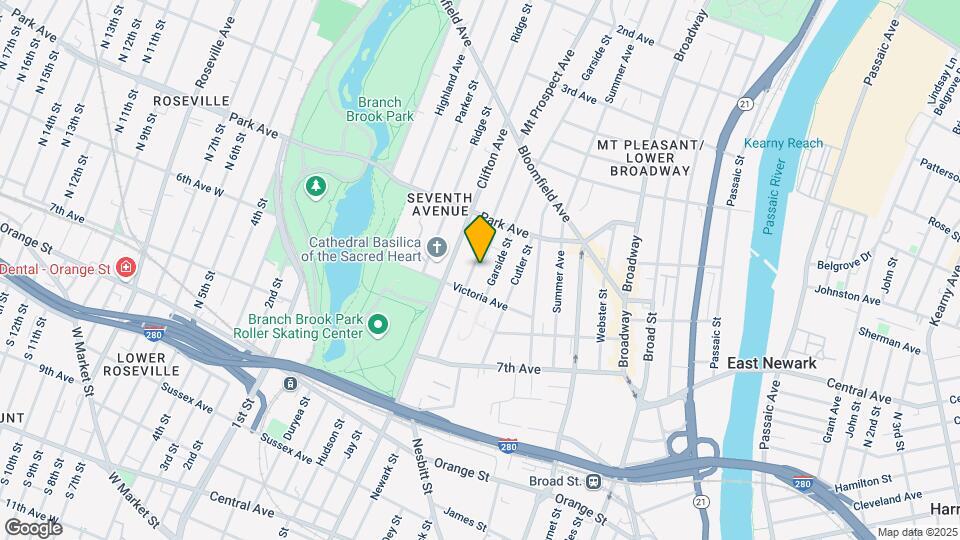 87 Mount Prospect Ave, Unit 2C Map and Location Details