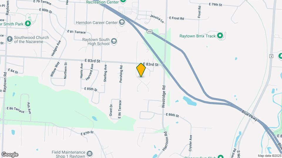 8323 Woodson Dr Map and Location Details