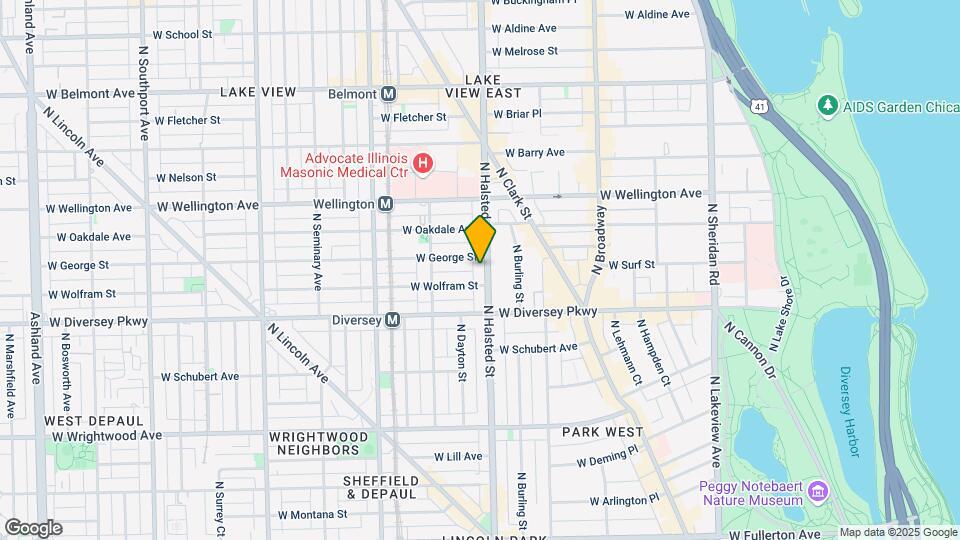 2846 N Halsted St Map and Location Details