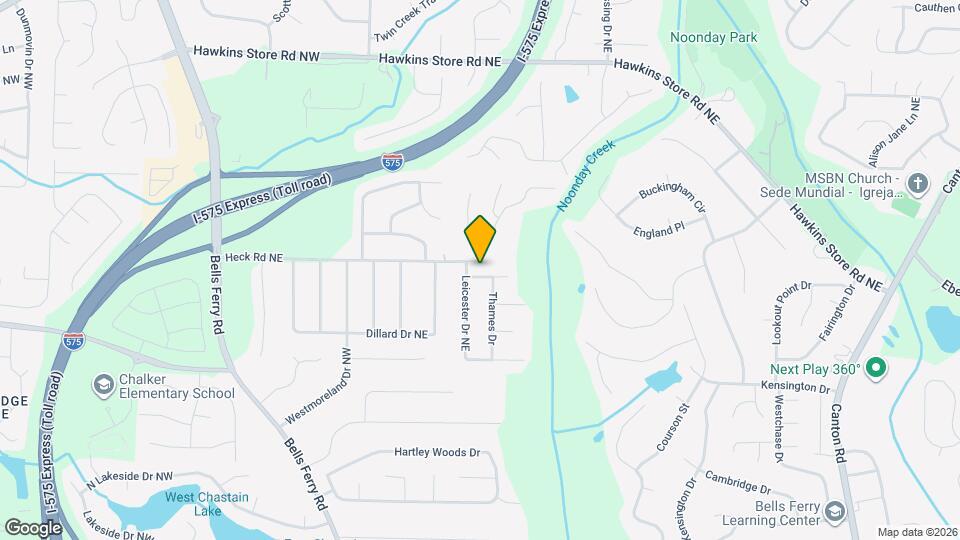 153 Drury Ln Map and Location Details