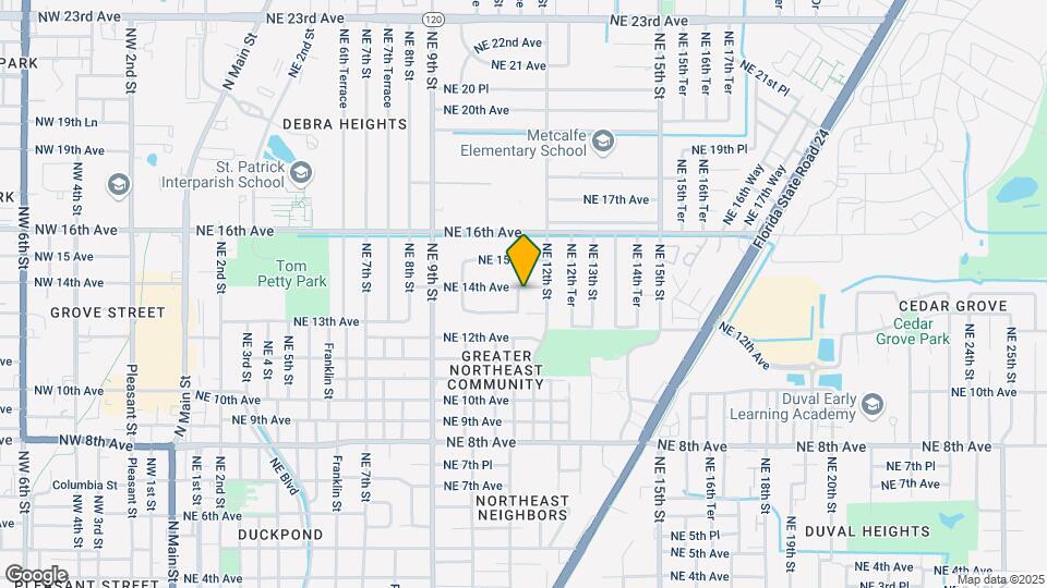 1101 NE 14th Ave Map and Location Details