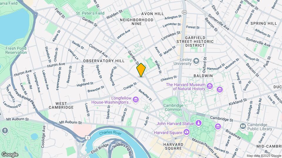 29 Concord Ave, Unit 104 Map and Location Details