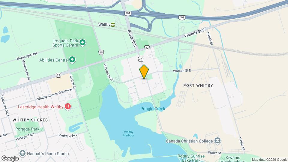 1718 Brock St S Map and Location Details