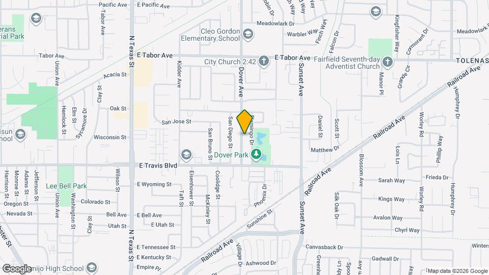 1660 Dover Ave Map and Location Details