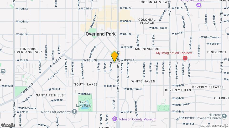 8314 Metcalf Ave Map and Location Details