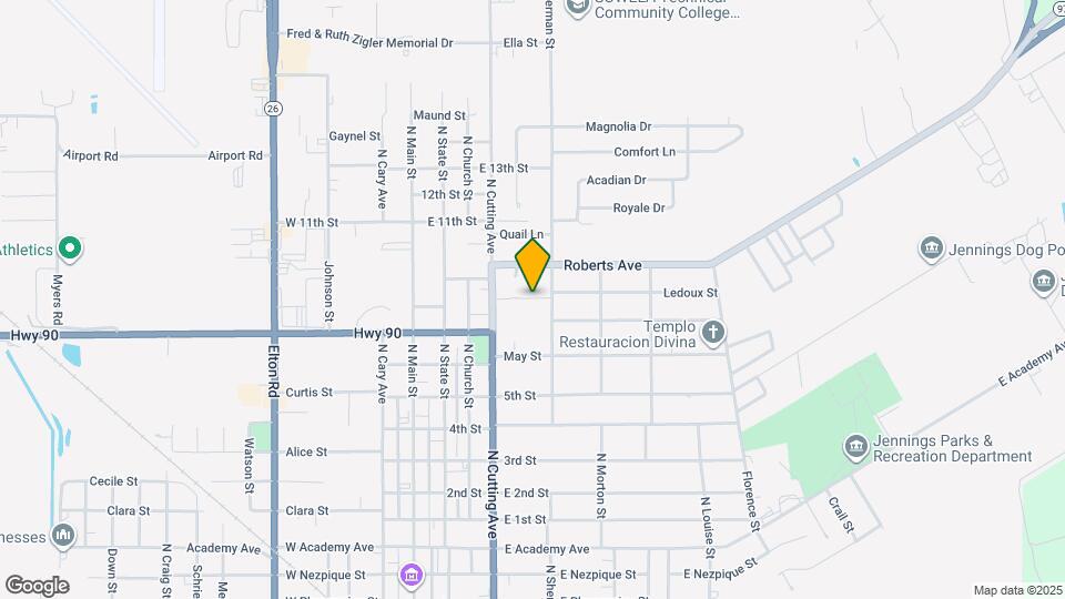 419 Lincoln Dr Map and Location Details