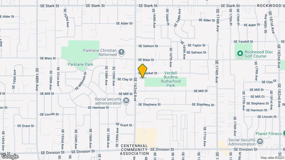 1640 SE 162nd Ave Map and Location Details