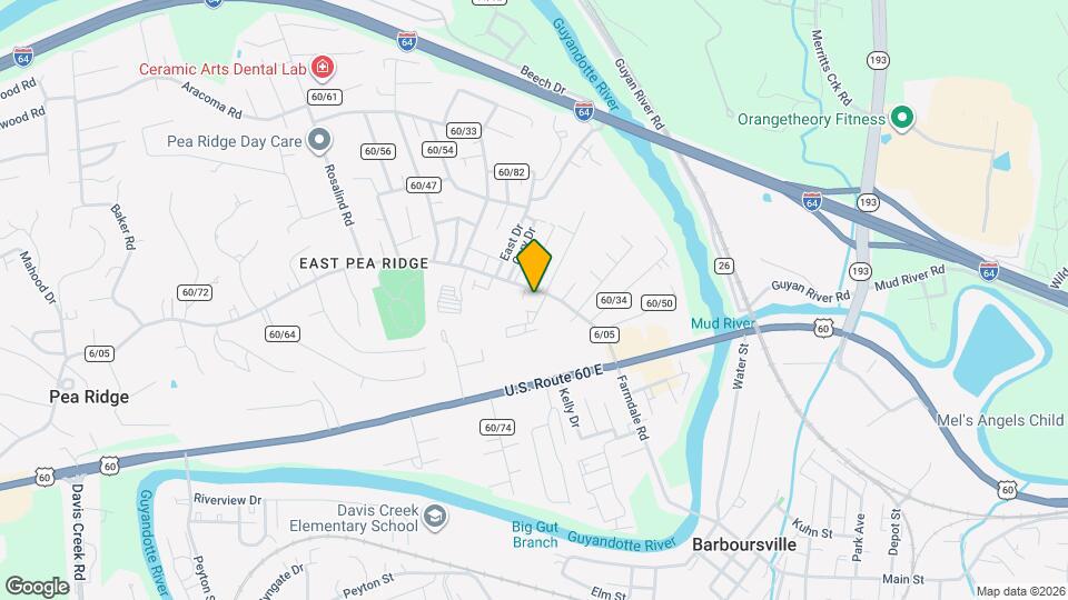 6309 E Pea Ridge Rd Map and Location Details