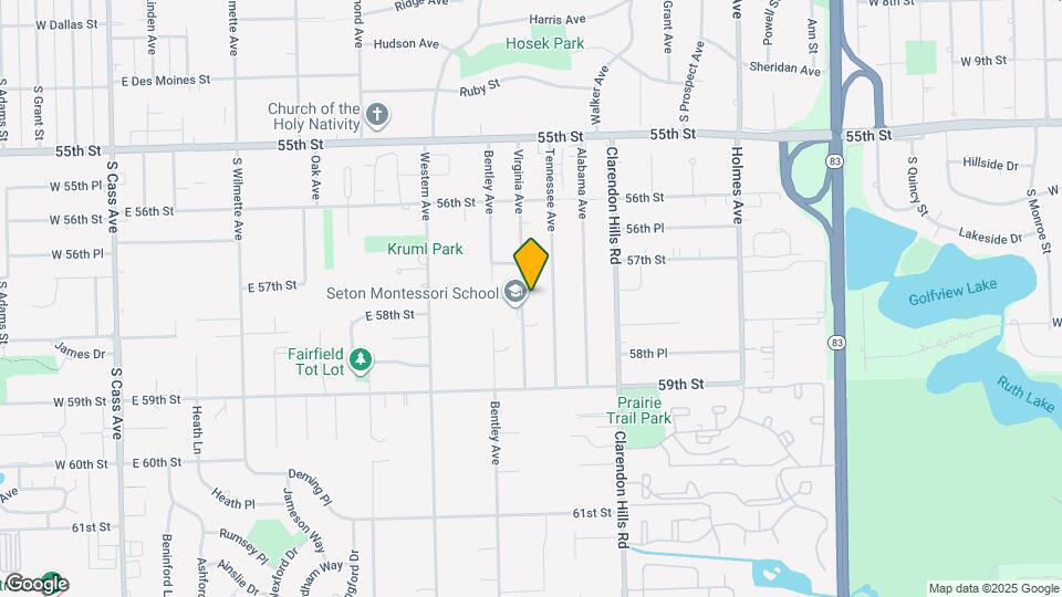 5735 Virginia Ave Map and Location Details