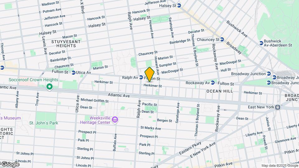 991 Herkimer St, Unit 3 Map and Location Details