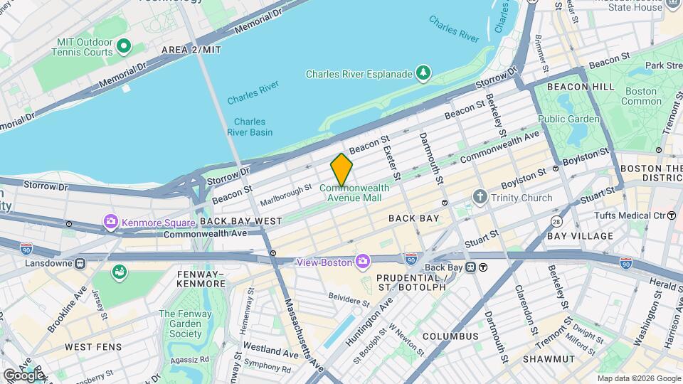 255 Commonwealth Ave, Unit 5 Map and Location Details