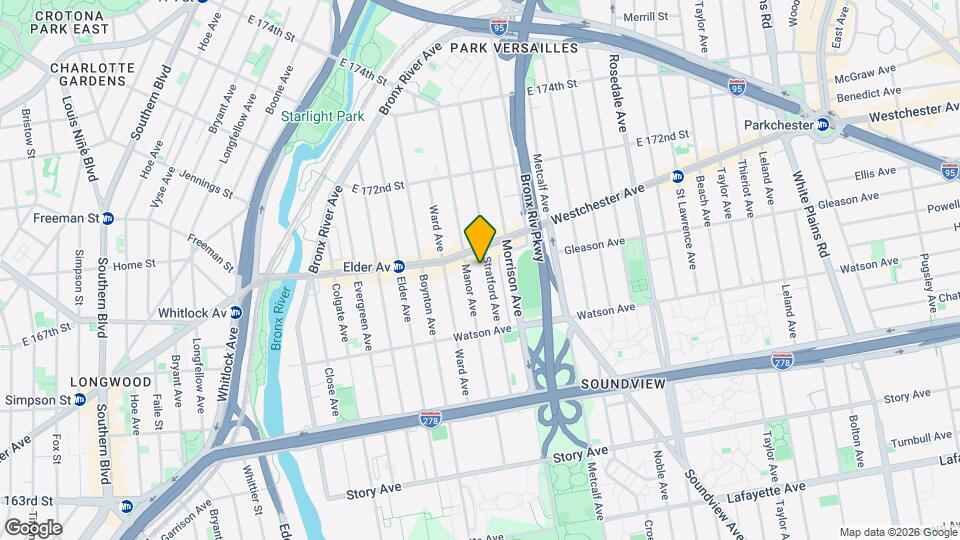 1167 Stratford Ave Map and Location Details