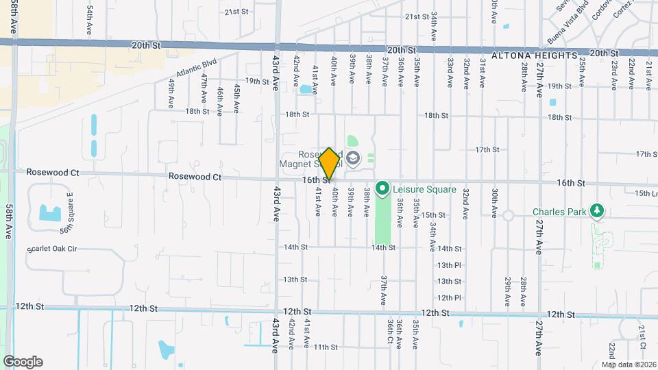 1595 40th Ave Map and Location Details