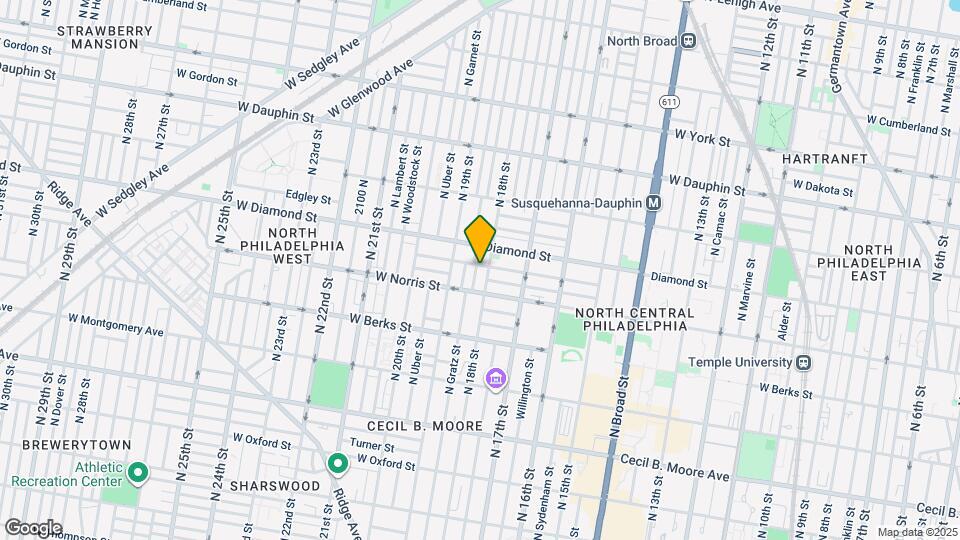 2033 N Cleveland St Mapa y Detalles de la Ubicación