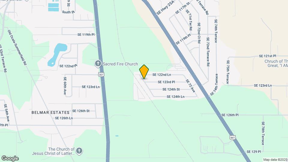 12349 SE 67th Terrace Rd Map and Location Details