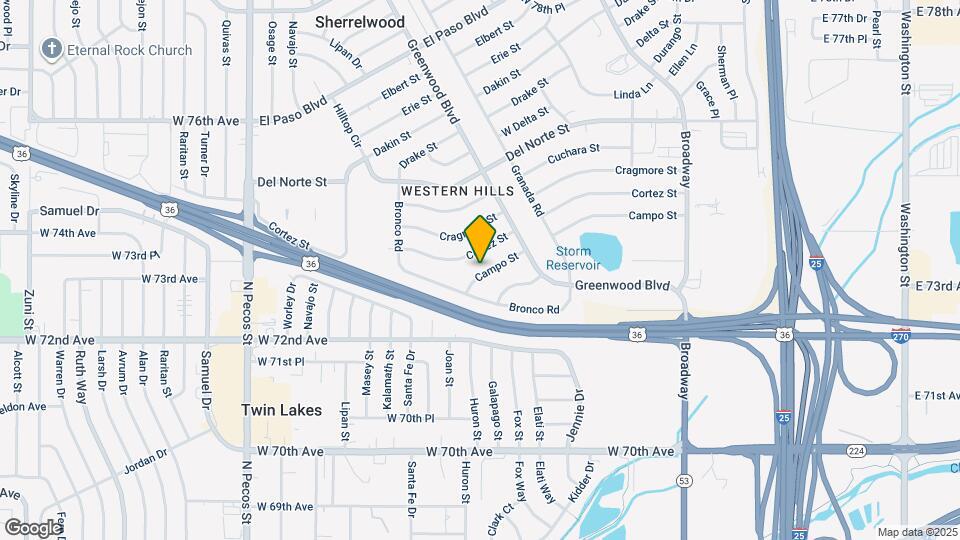 761 Campo St Map and Location Details