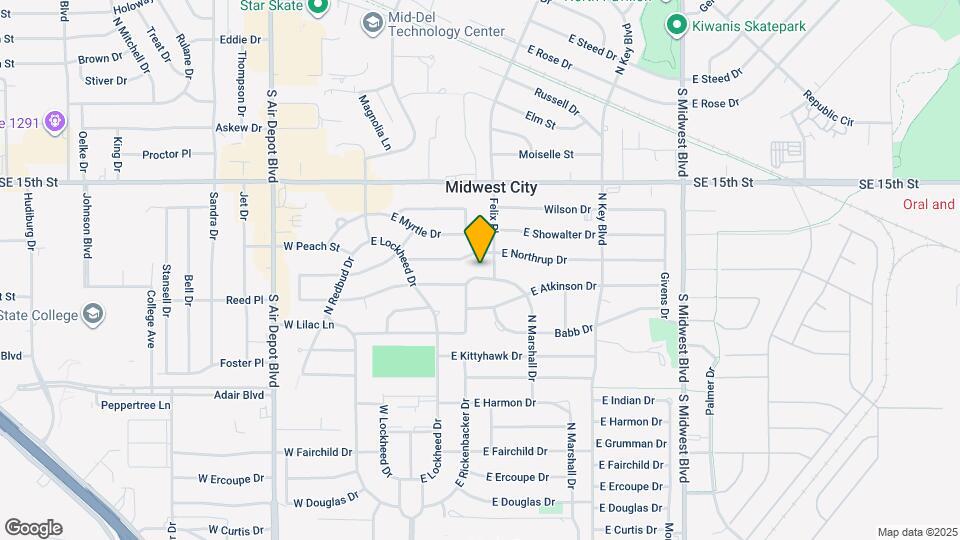 207 E Marshall Dr Map and Location Details
