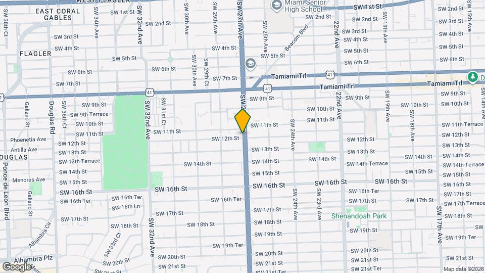 1148 SW 27th Ave Map and Location Details