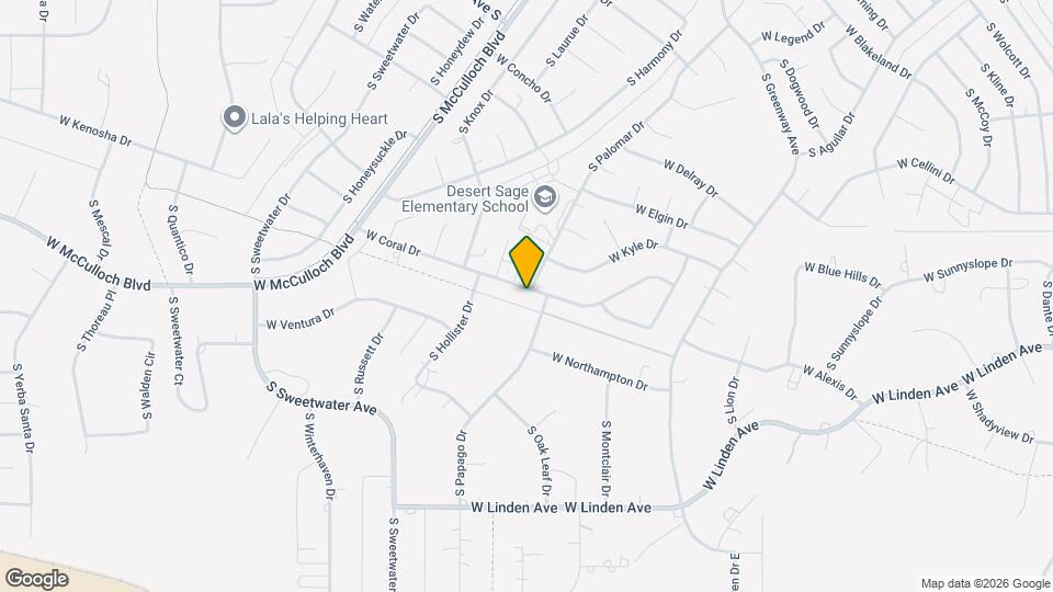 318 W Coral Dr Map and Location Details