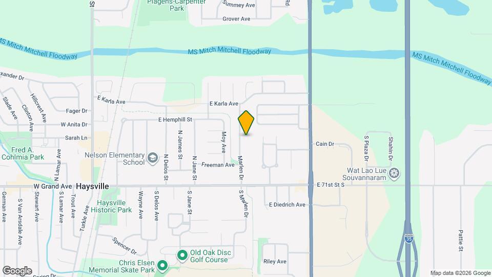 208 N Marlen Ct Map and Location Details