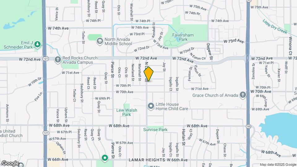 7030 N Lamar St Map and Location Details