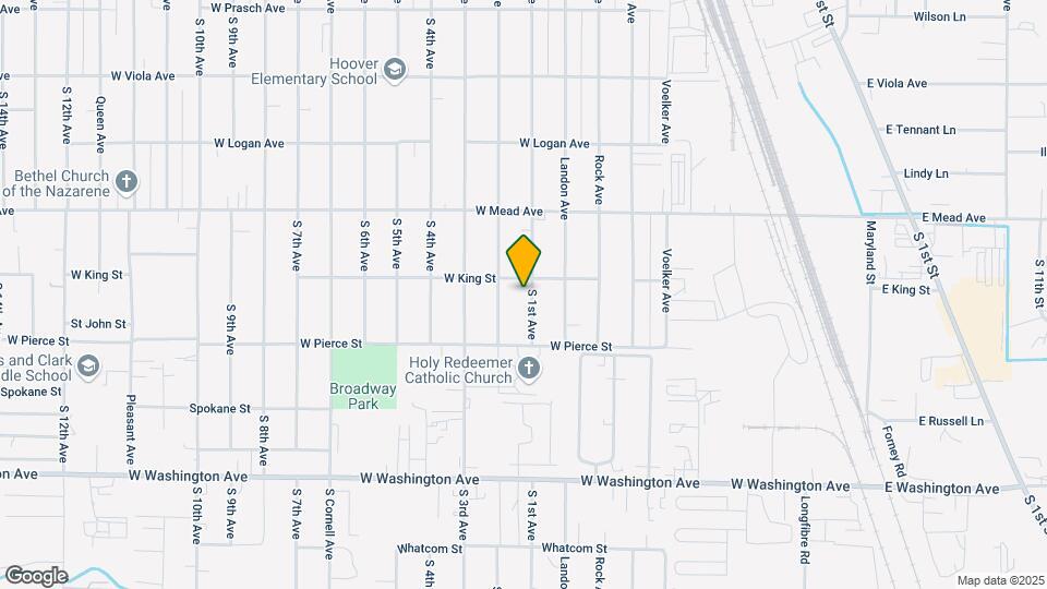 1606 S 1st Ave Mapa y Detalles de la Ubicación