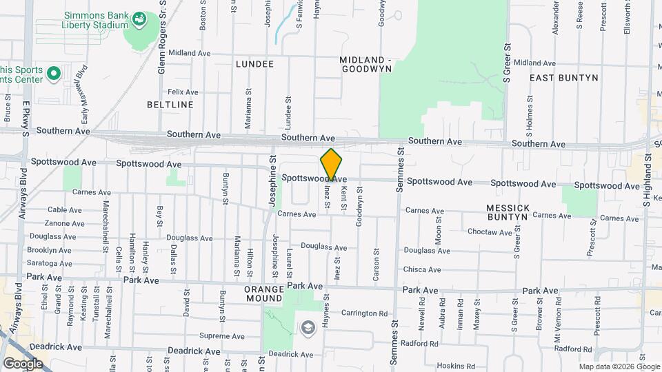 696 Inez St Map and Location Details