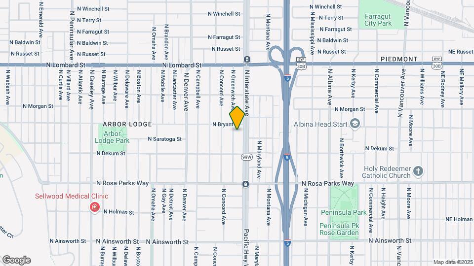 6924 N Greenwich Ave Map and Location Details