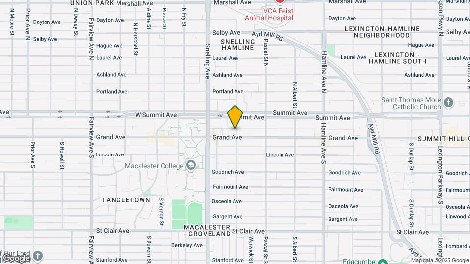 1521 Grand Ave Map and Location Details